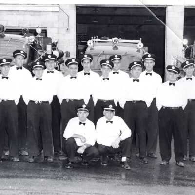 Fire Department Group Photo, 1949