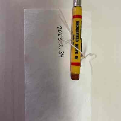 Pencil from Brookfield Drive In
