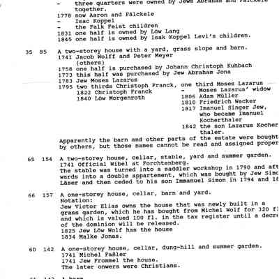 Record: Hohenlohe-Zentralarchive Neuenstein, PA ?hringen, Lagerbücher I. Amt Ernsbach, B. 13. Two typewritten pages. In English.