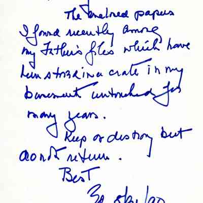 Memo: From Edward K. Straus to Robert K. Straus. 31 August 1990.