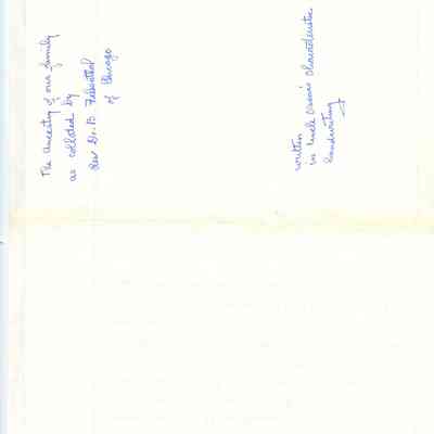 Letter from Rev. Dr. B. Felsenthal to Dr. Cyrus Adler.