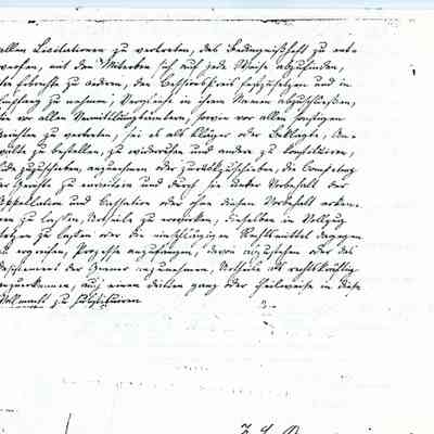 Business Paper: Mentions Christopher Kotter and Annamaria Kotter 8 January 1852. In Old German. Not translated. Eight handwritten pages.