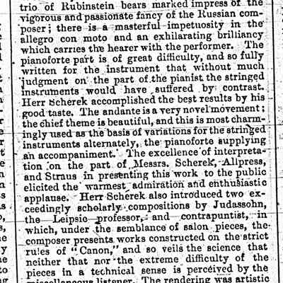Article: "The Orpheus Club," The Sydney Mail. 13 July 1889. Page 69.