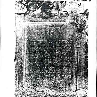 Album of Headstones: Old Jewish Cemeteries