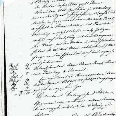Business Paper: Im Namen Seiner Majestaet des Koenigs von ... No. 207. 1838. In Old German. Not translated. Four handwritten pages.