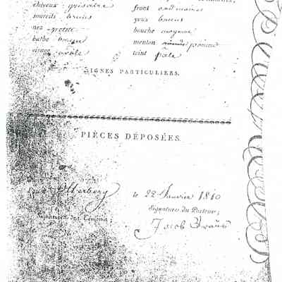 Passport for Issac Straus, Merchant