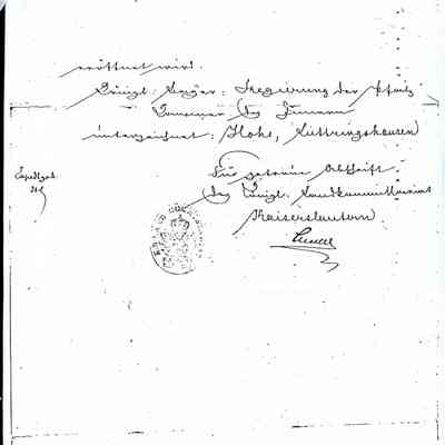 Business Paper: In the Name of His Majesty the King. The request of the Israelites Salomon Strauss and Lazarus Strauss Jr. from Otterberg, for release from the determination regarding the suitable decree from 17 March 1808. Speyer. 26 June 1810.