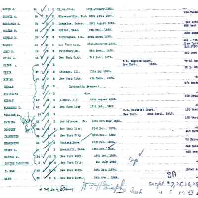 Sept. 1923: Passenger Manifest: "SS Berengaria," Harry H. Straus
