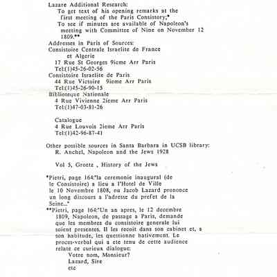 Selected pages from "More Straus Genealogy Miscellany" by Robert K. Straus