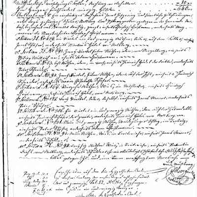 Business Paper: An obligation of four hundred Gulden expressly renounced to Isaac Strauss of Otterberg in his capacity of legal guardian of Lazarus Neuberger, son of the already deceased Hana Newberger, during his lifetime merchant in Winwelier...