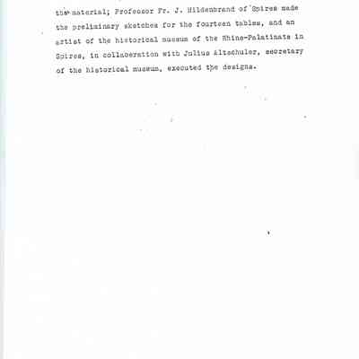 Memo regarding family tree found in Robert K. Straus' Geneological Miscellany.