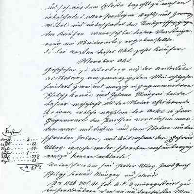 Business Paper: Steigbrief fur Jacob Graaff No. 295. 20 May 1842. In Old German. Not translated. Four handwritten pages.