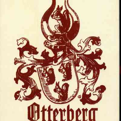 Wooden Box: "Otterberg" with image of city crest.