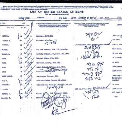 July 7,1923: Passenger Manifest: Harry H. Straus: "SS "Berengaria"