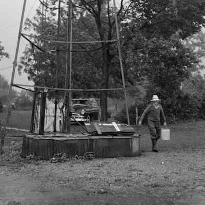Man at a well