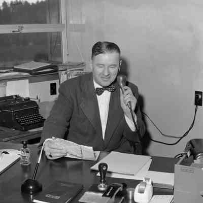 Man at desk