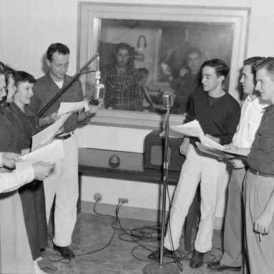 In the studio