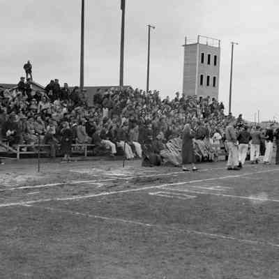 Spectators at a game