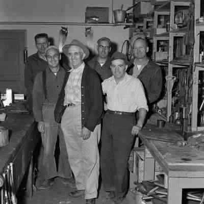 Men in shop