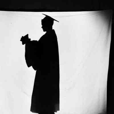 Graduation silhouette