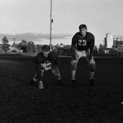 The football "set" stance