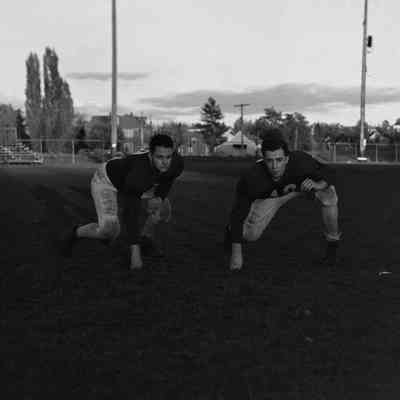 The football "set" stance