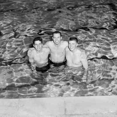 In the pool
