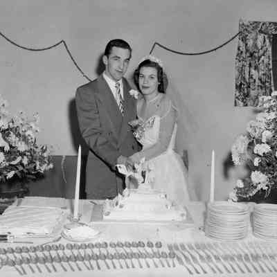Cutting the cake