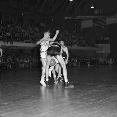 Basketball action