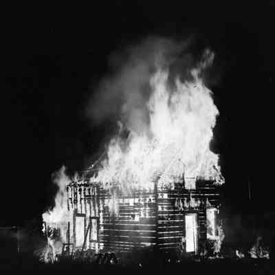 Old barn fire
