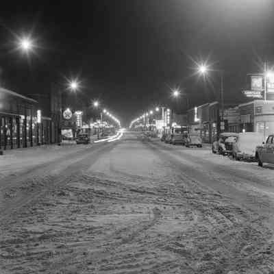 Main street in Moscow in winter