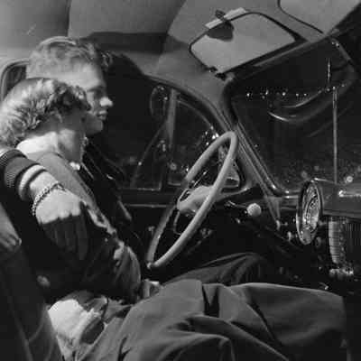 Couple in a car