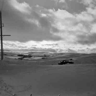 Palouse landscape in winter