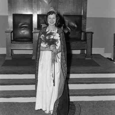 Woman in royal attire