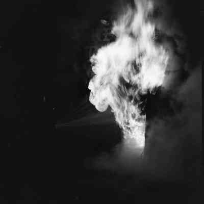Burning doorway