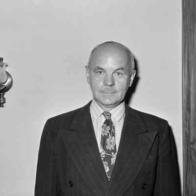 Man next to a doorway