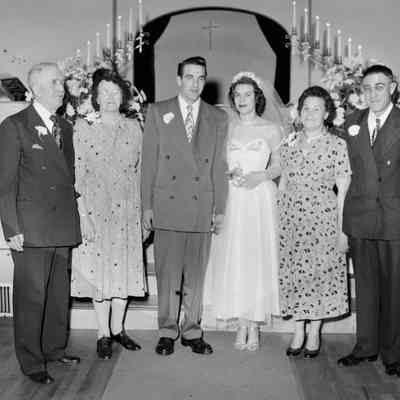 Wedding picture with the parents