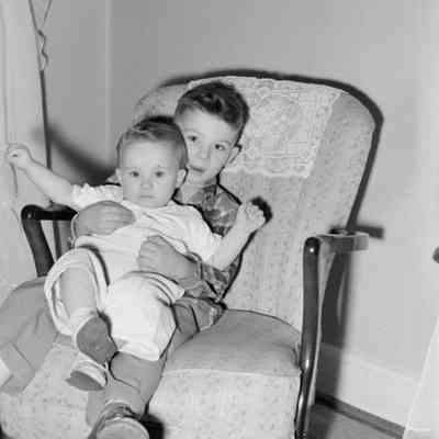 Holding brother