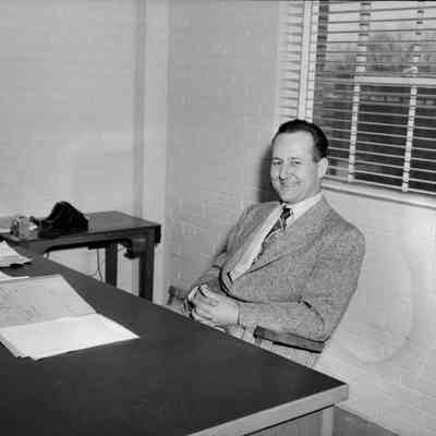 Man at desk