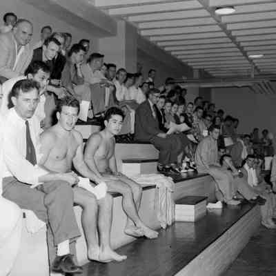 At a swim meet