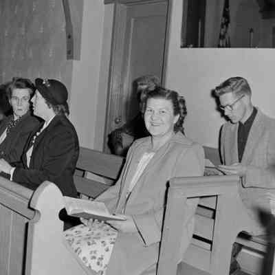 People at church