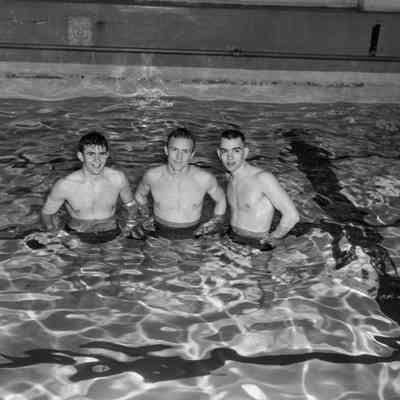 In the pool