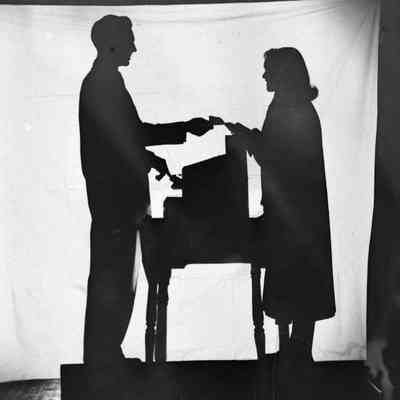 Cash register silhouette