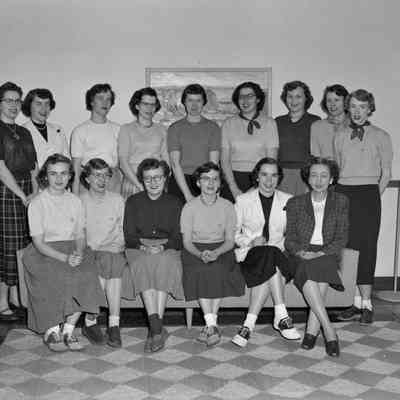 Women in a group photo