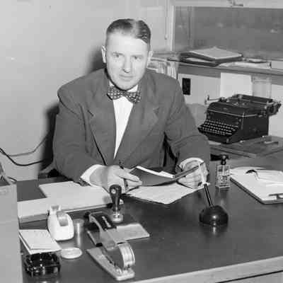 Man at desk