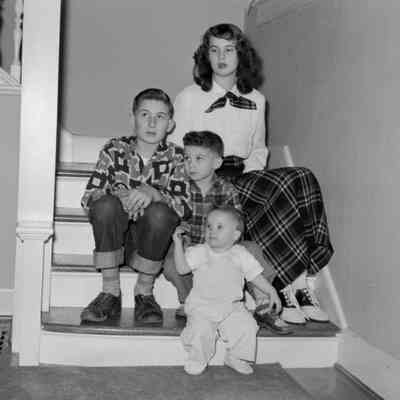 Kids on the stairs