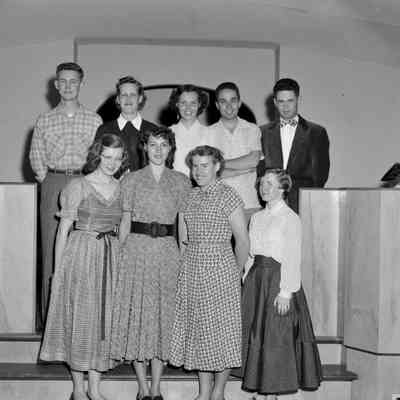 Group photo in the sanctuary