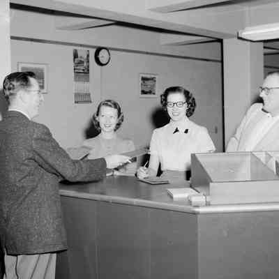 The front desk