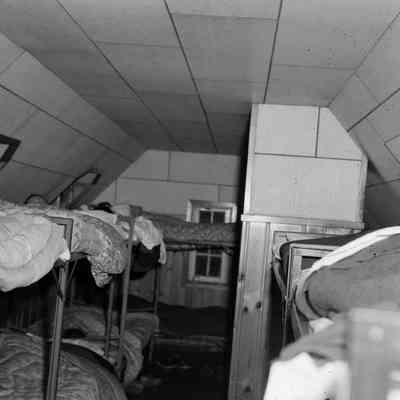 The fraternity bunkhouse