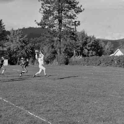 Number eleven catching the ball